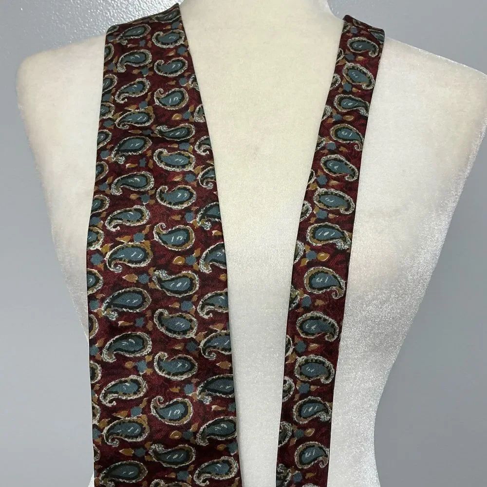 Vintage Kuppenheimer Paisley Patterned Men's Tie